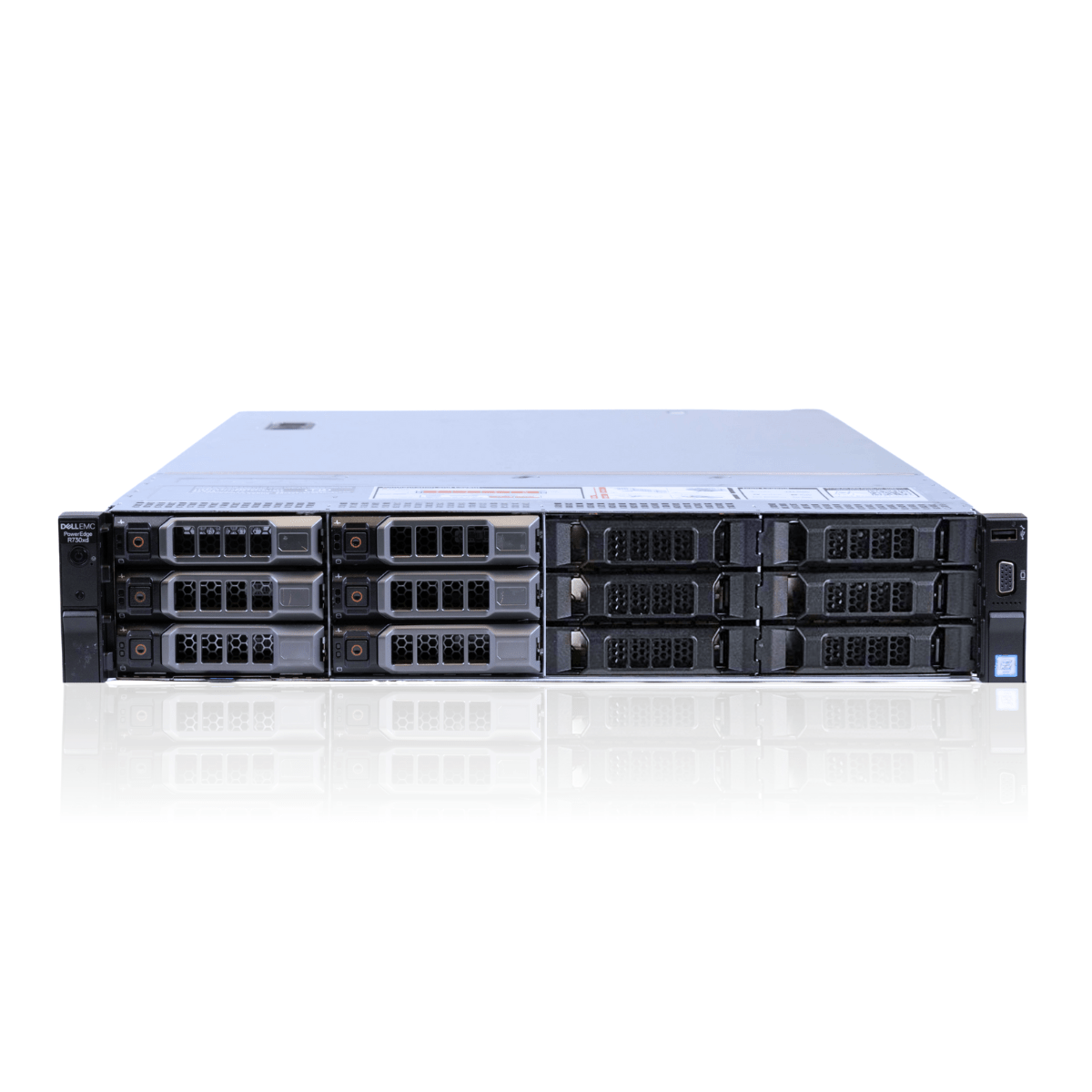 Dell PowerEdge R730xd 12 - Bay 2x Intel E5 - 2640 V4 20 - Core 64GB RAM 2x 480GB SATA SSD 6x Drive Trays - SaveMyServer.com